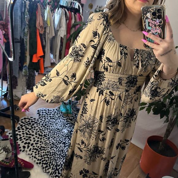 Christy Dawn The Savannah in Chrysanthemum Floral Maxi Dress Size XS/S - Picture 2 of 7